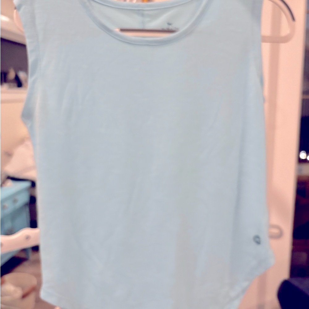 The Bkack Dog  Light Blue Tank Top XS